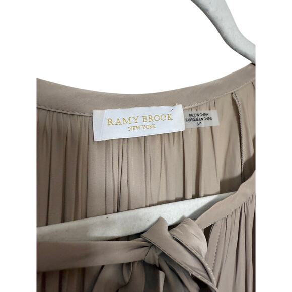 Ramy Brook Moriah Taupe Mini Dress Sz. S - Picture 2 of 6